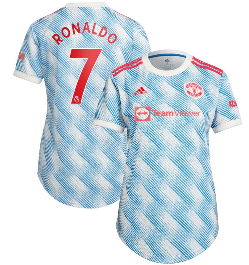 2021/22 Manchester United Women Away Kit Soccer Jersey Ronaldo #7